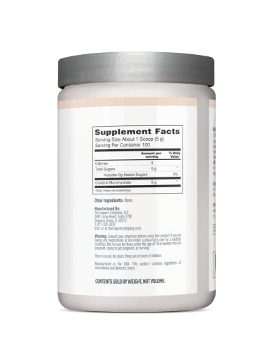 Isopure Unflavored Creatine Monohydrate Powder 500g (Packaging May Vary) - Image 6