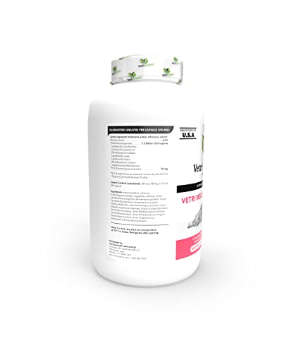 VetriScience Vetri Mega Probiotic and Prebiotic for Dogs and Cats, 180 Capsules - Digestive Relief - Easy to Give Capsules - GI Support - Image 6