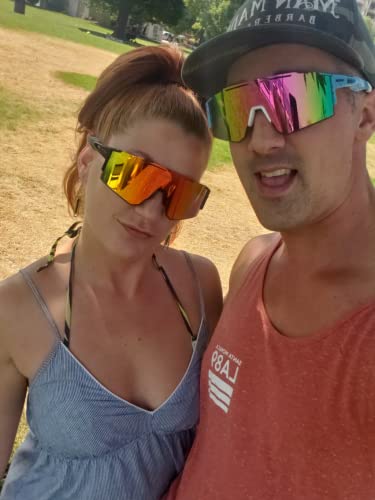 RINKUOLYO Sports Polarized Sunglasses for Men and Women, Viper Sunglasses for Cycling, Running, Driving - Image 5