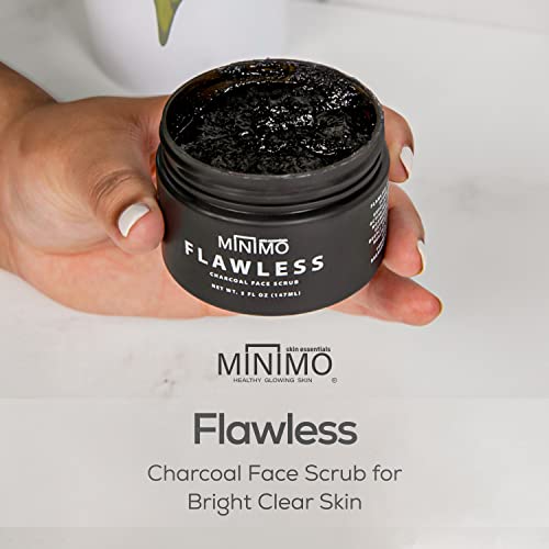 Minimo Flawless Charcoal Face Scrub for Bright Clear Skin - Image 7