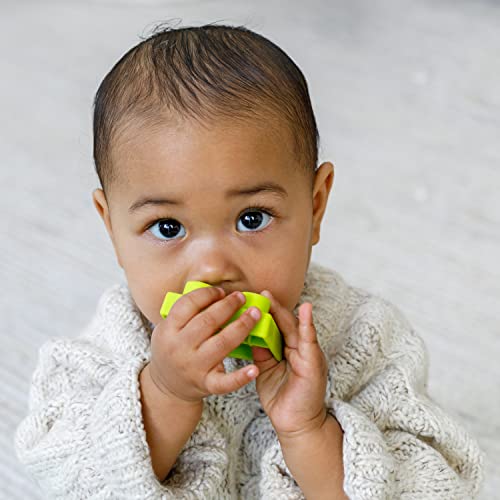 Infantino Super Soft 1st Building Blocks Activity Station, Easy-to-Hold for Babies & Toddlers, BPA-Free, Multi-Colored, 22-Piece Set with Storage Box and Mat - Image 4