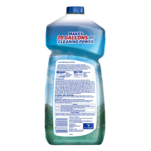 Lysol Multi-Surface Cleaner, Sanitizing and Disinfecting Pour, to Clean and Deodorize, Cool Adirondack Air, 40oz - Image 6