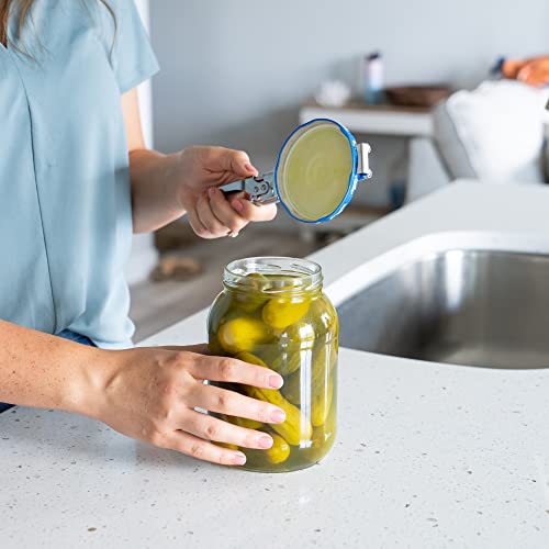 Oleex Jar Opener for Weak Hands with Keychain Bottle Cap Opener. Easy Jar Opener for Seniors with Arthritis or Kids Jar Openers. Jar Gripper Tight Lid Opener and Bottle Opener Kitchen Gadgets - Image 5