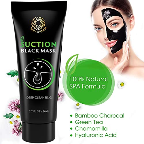 Blackhead Remover Mask, 80ML Purifying Peel Off Mask Remover Mask, Charcoal Face Mask for Deep Cleansing Blackheads, Dirts, Pores - Green - Image 3