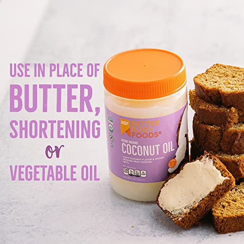 BetterBody Foods Organic Virgin Coconut Oil — Cold-Pressed and Unrefined Coconut Oil, Medium Temperature Cooking Oil, Great Alternative To Butter, Light Coconut Flavor and Aroma, 56 Ounce - Image 6