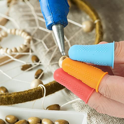 Mr. Pen- Hot Glue Gun Finger Protectors, 24 pcs, Silicone Finger Protectors, Finger Protectors, Finger Protectors for Hot Glue, Silicone Thimble, Hot Glue Finger Protectors, Finger Guard - Image 3
