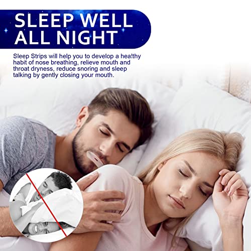 Mouth Tape, Sleep Strip Mouth Tape 90 Count (85mm X 23mm), Mouth Tape for Sleeping, Advanced Gentle Anti Snoring Devices for Less Mouth Breathing, Improve Sleep Quality & Instant Snoring Relief(1 PC) - Image 5