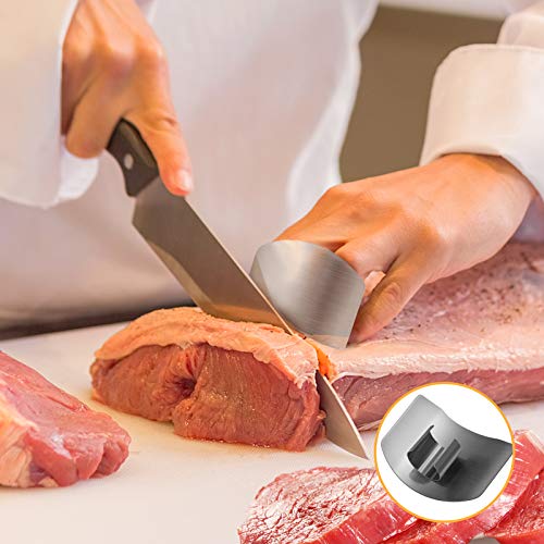 1PCS Onion Holder Slicer, 2PCS Finger Guard, Holder Slicer Vegetable For Onion, Tomato, Lemon, Meat, Onion Cutting Tool Stainless Steel Cutting Kitchen Gadgets - Image 5