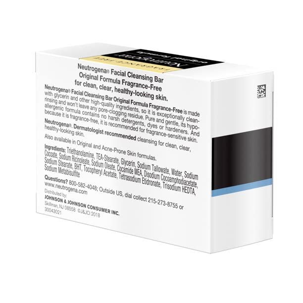 Neutrogena Facial Bar, Original Formula, 3.5 oz (Pack of 3) - Image 7