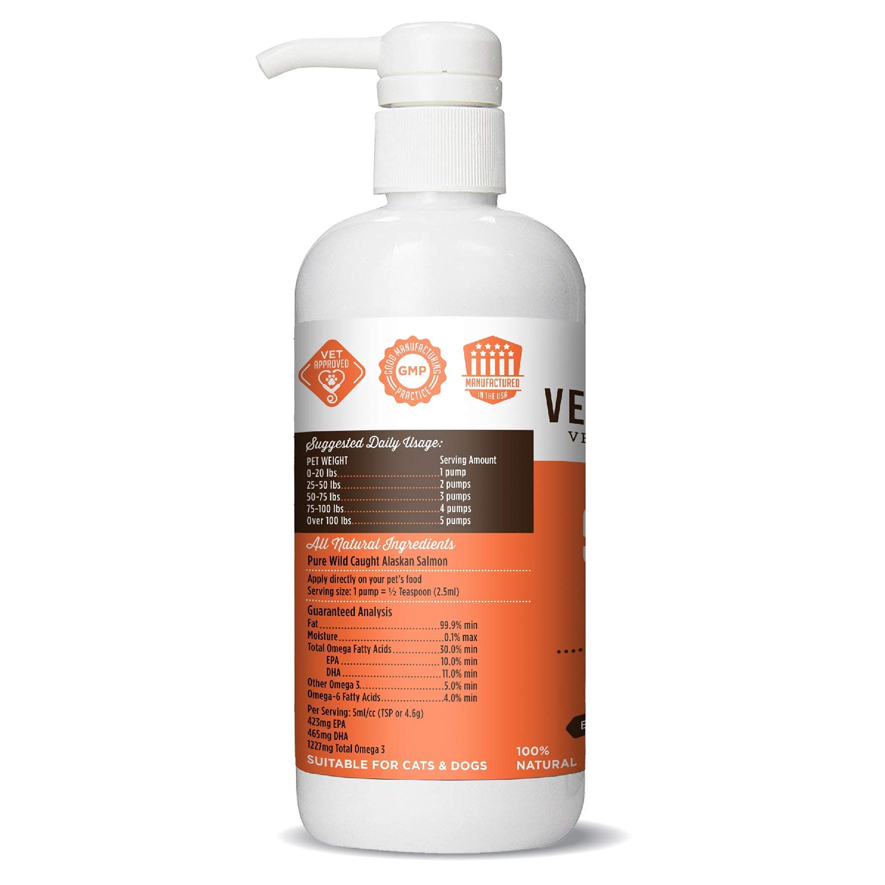 100% Pure Wild Alaskan Salmon Oil for Dog & Cat Food - Large 16 oz - Omega 3 & 6 Liquid Fish Oil Supplement - Supports Healthy Coat & Joints - Helps Dry Skin & Allergies - Image 5