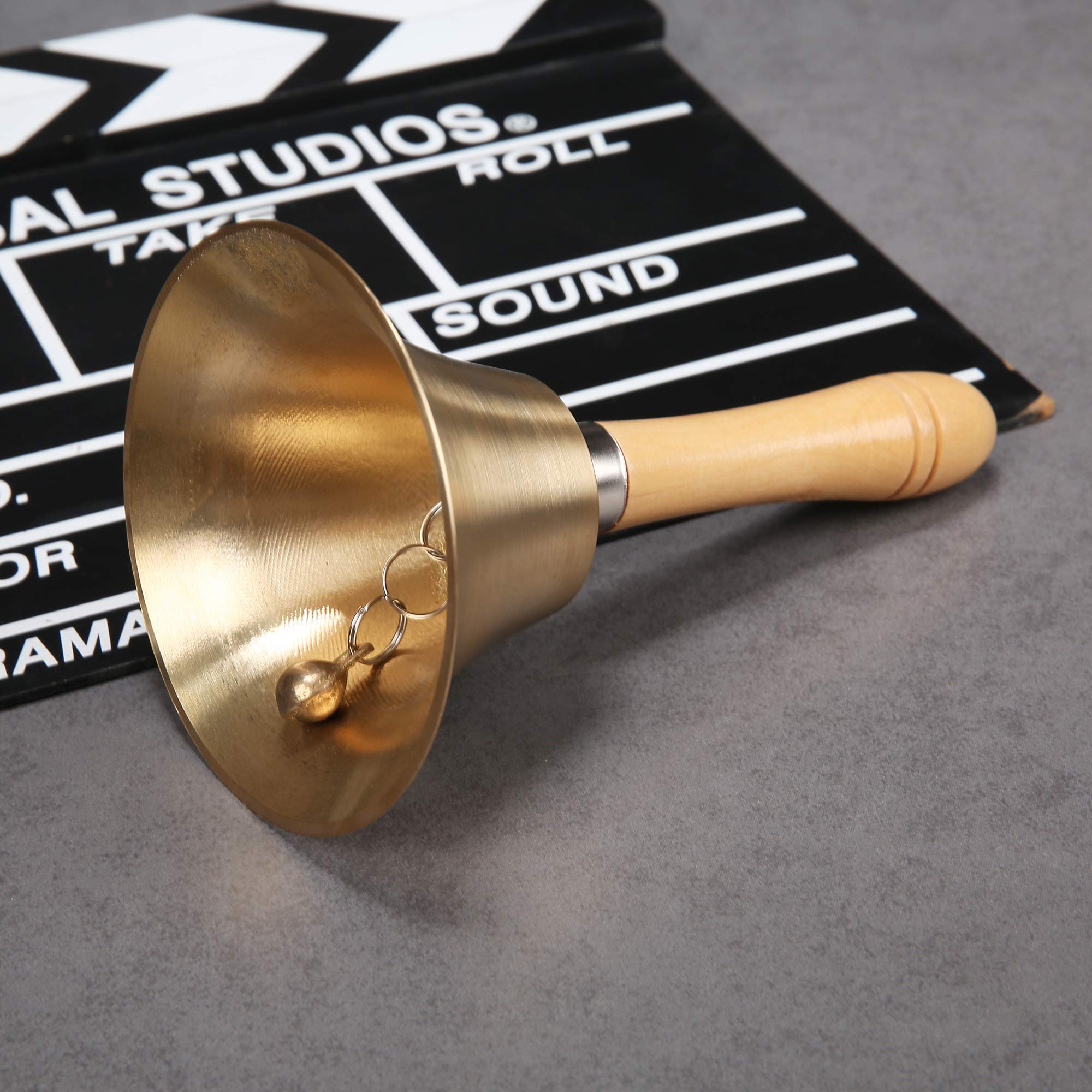 Super Loud Solid Brass Hand Call Bell - Image 4