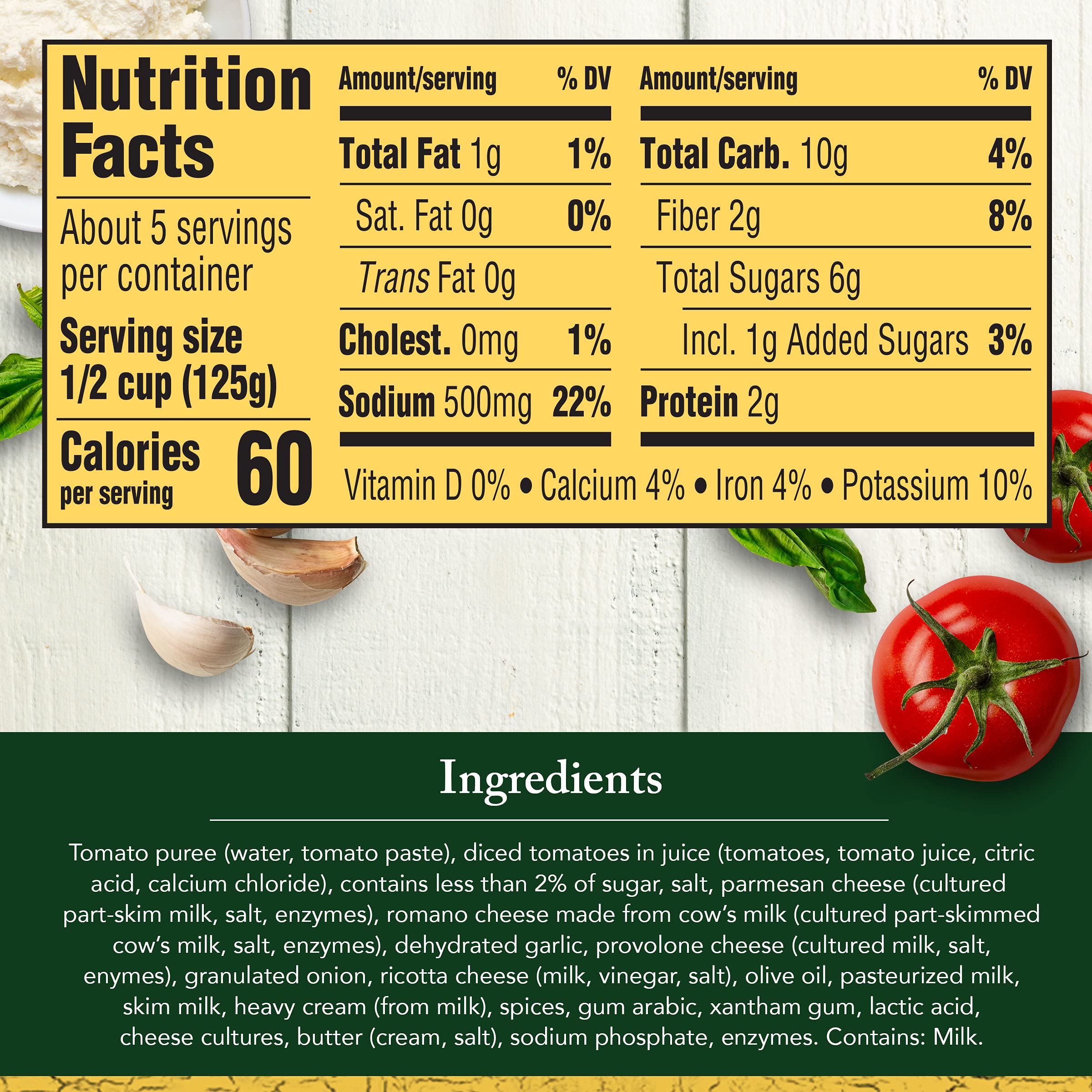 Classico Four Cheese Tomato Spaghetti Pasta Sauce (24 oz Jar) - Image 4